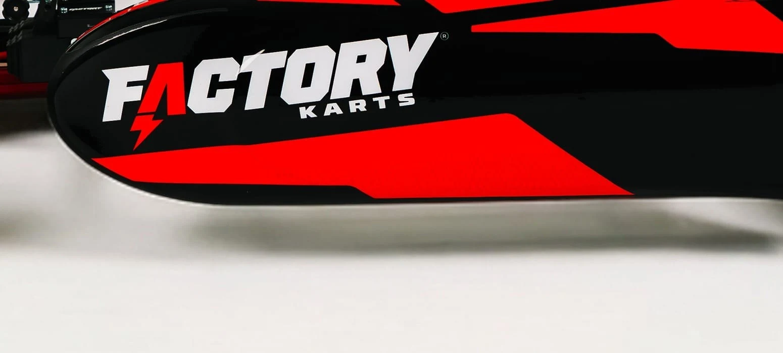 Side pod bodywork with Factory Karts graphics