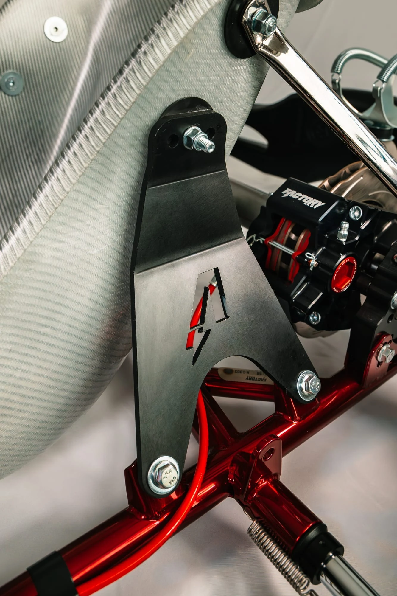 Seat mount with the A mark cut out