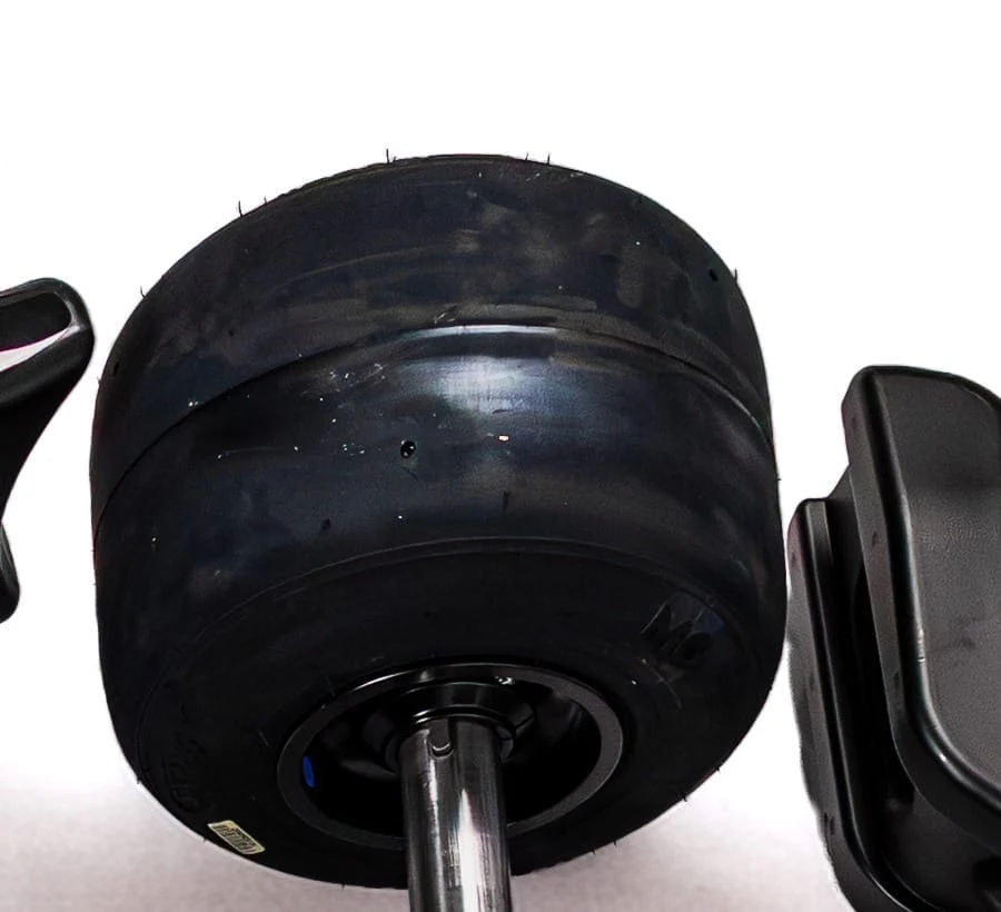Slick tyre and wheel